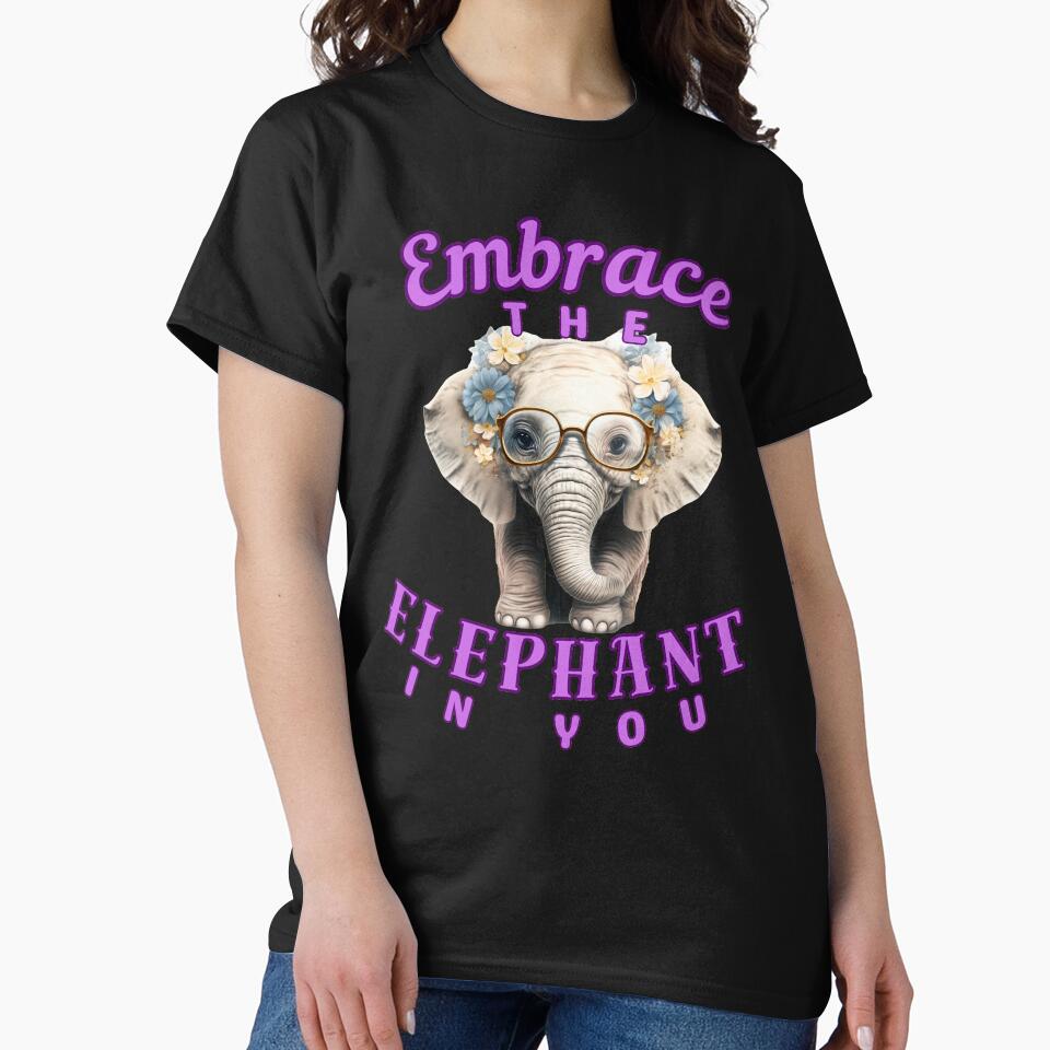 Embrace the Elephant in You. elephant face by ElephantVibes