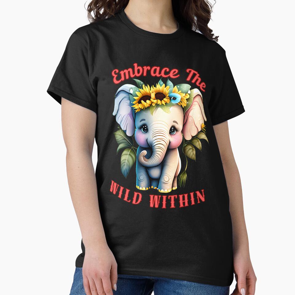 Embrace The Wild Within. happy elephant by ElephantVibes