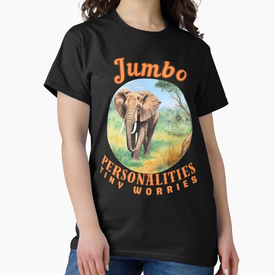 Jumbo Personalities, Tiny Worries. elephant portrait by ElephantVibes
