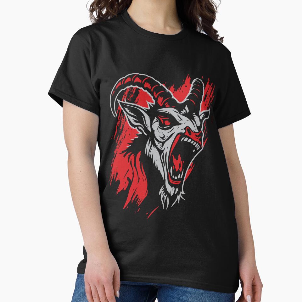 screaming goat vector mascot illustration by Gerald Waters