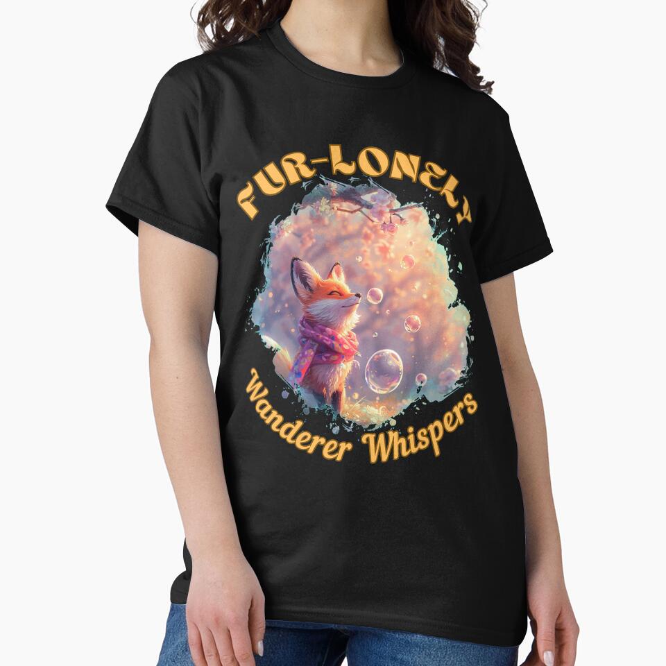 Fur-lonely Wanderer Whispers. fox lover by FoxVibes