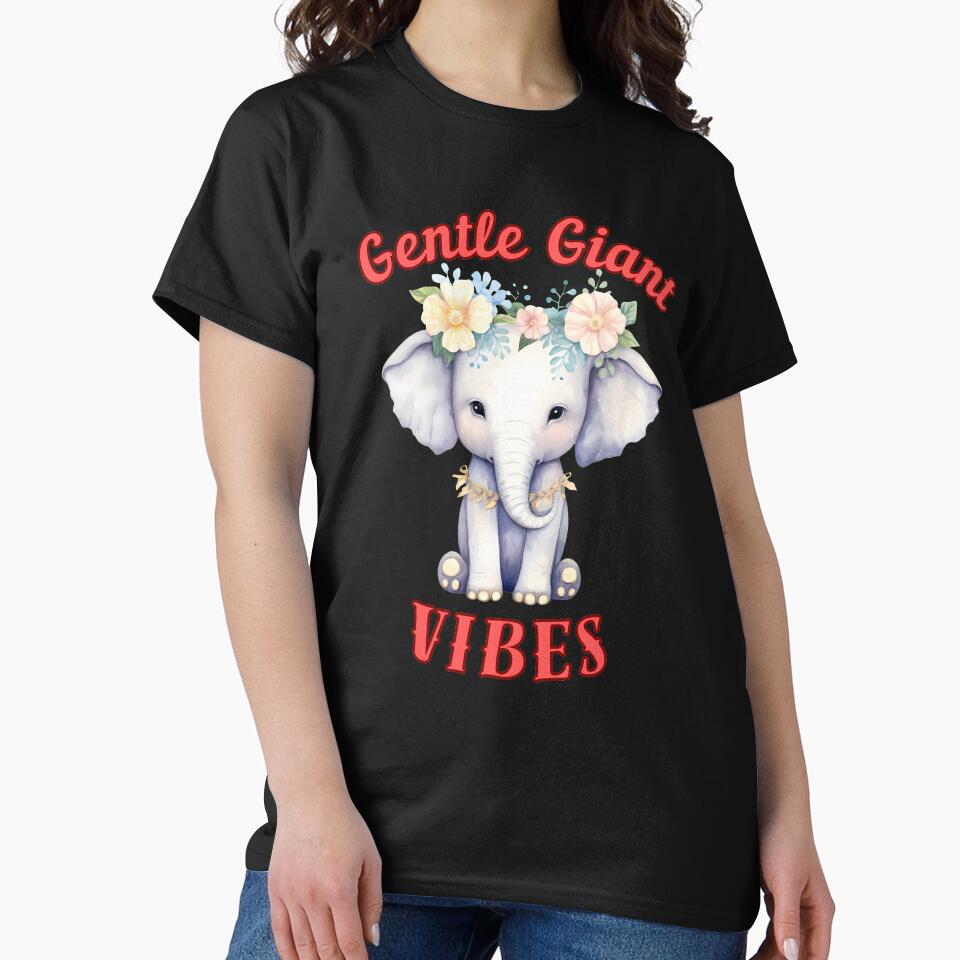 Gentle Giant Vibes. colorful elephant by ElephantVibes