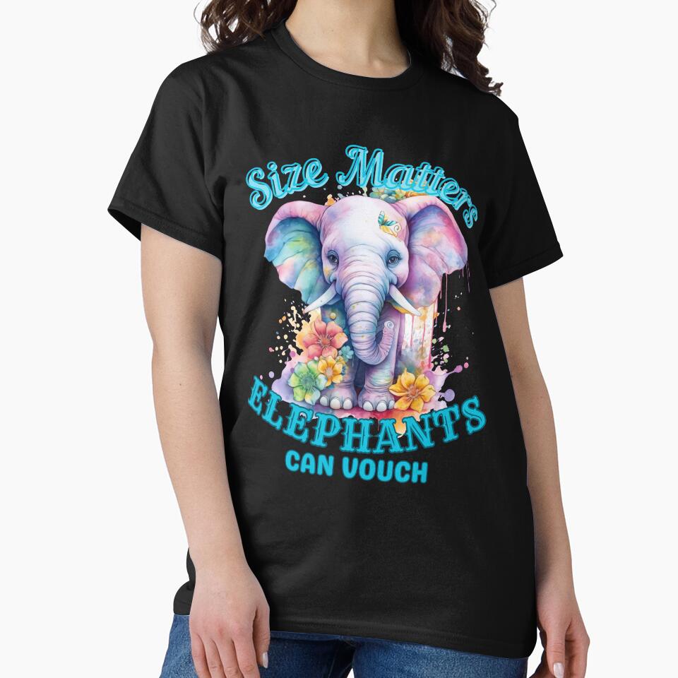 Size Matters: Elephants Can Vouch. funny elephant by ElephantVibes
