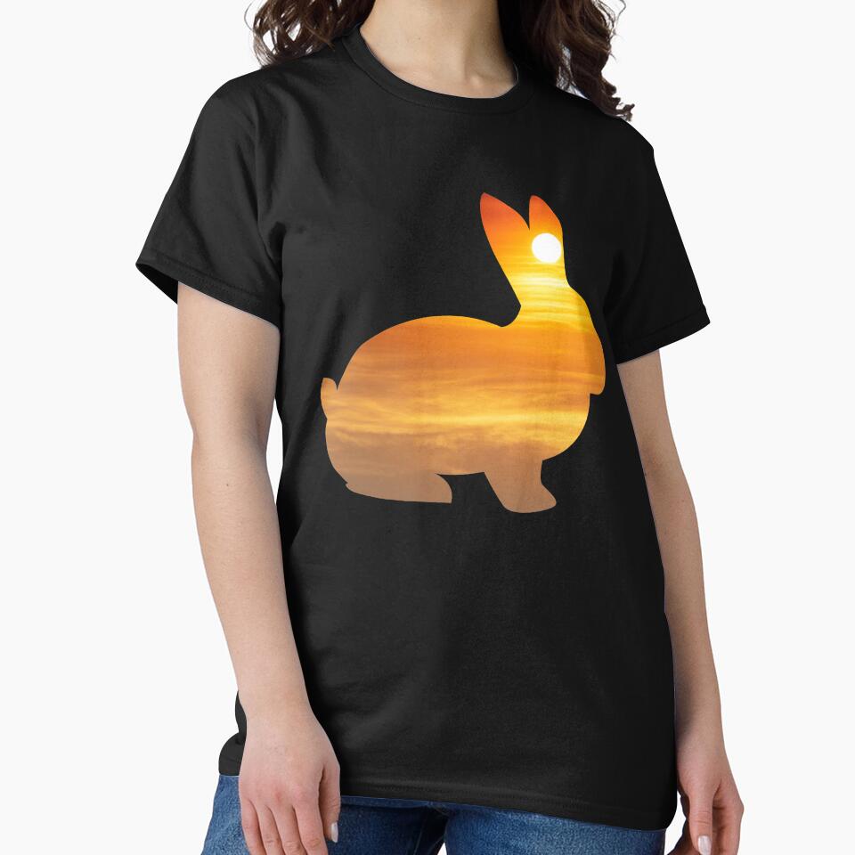 Rabbit Silhouette Sunrise by alaechamlal