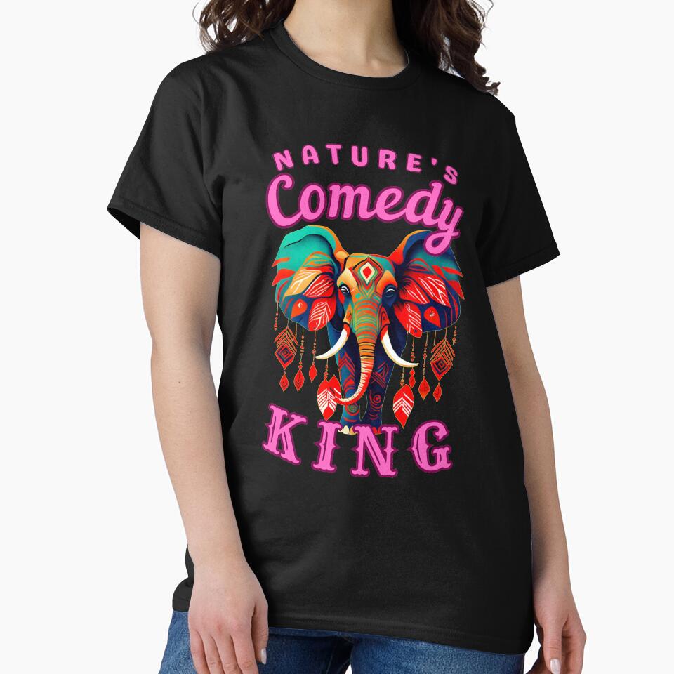 Nature's Comedy King. elephant saying by ElephantVibes