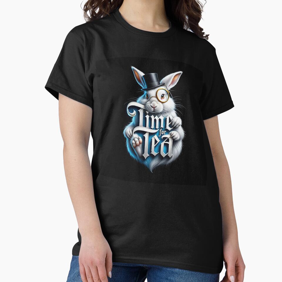 Time for Tea - White rabbit design by Vintage Designs +