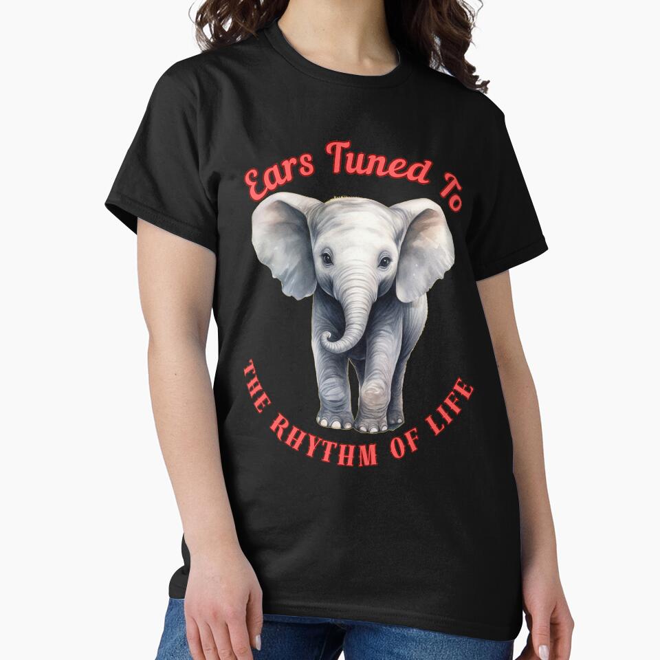 Ears Tuned To The Rhythm Of Life. happy elephant by ElephantVibes