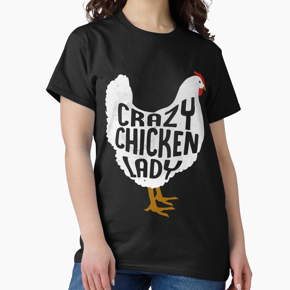 Crazy Chicken Lady Shirt Cute Chicken Apparel by simplytldr