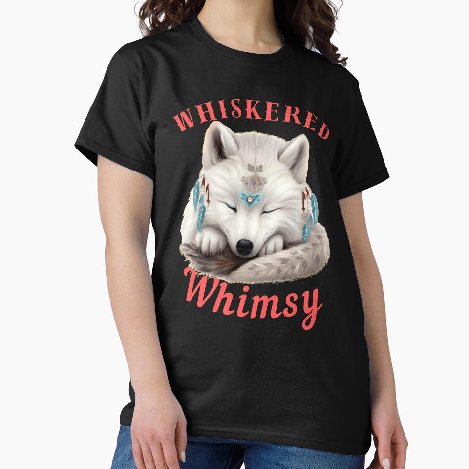 Whiskered Whimsy. fox head by FoxVibes