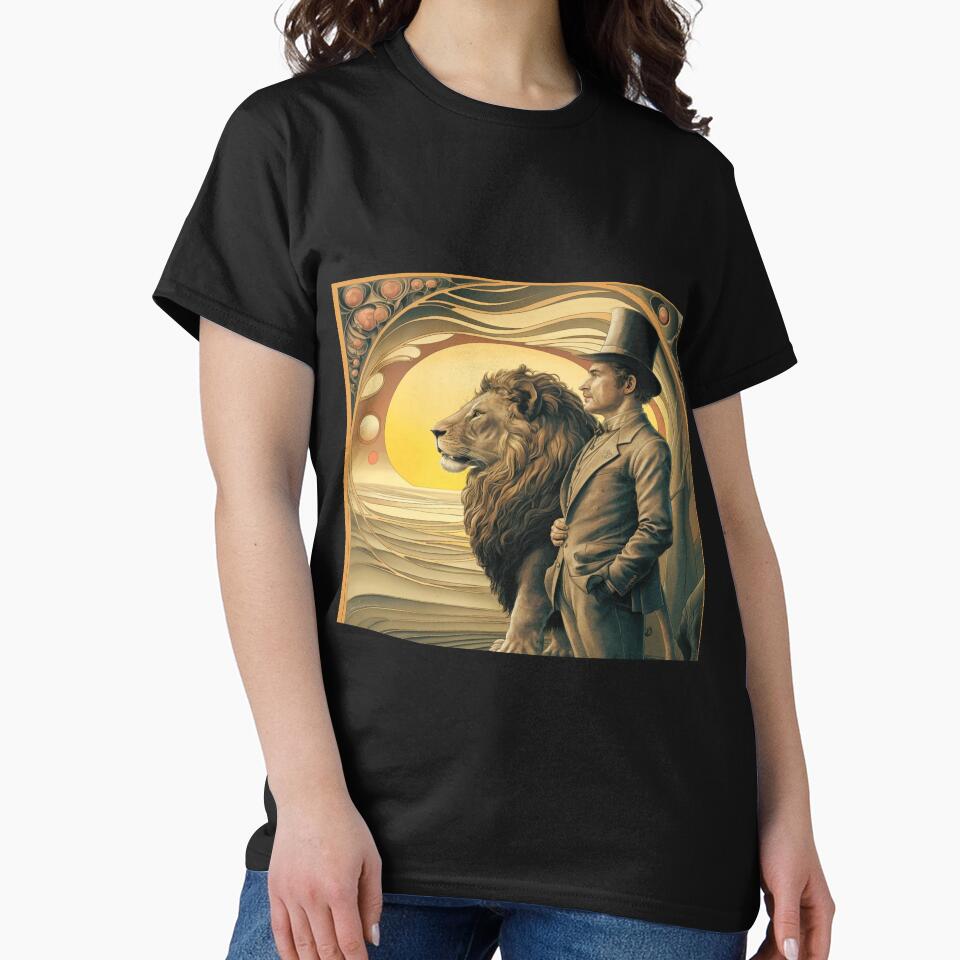 The Lion and the Man by Collection de trésors