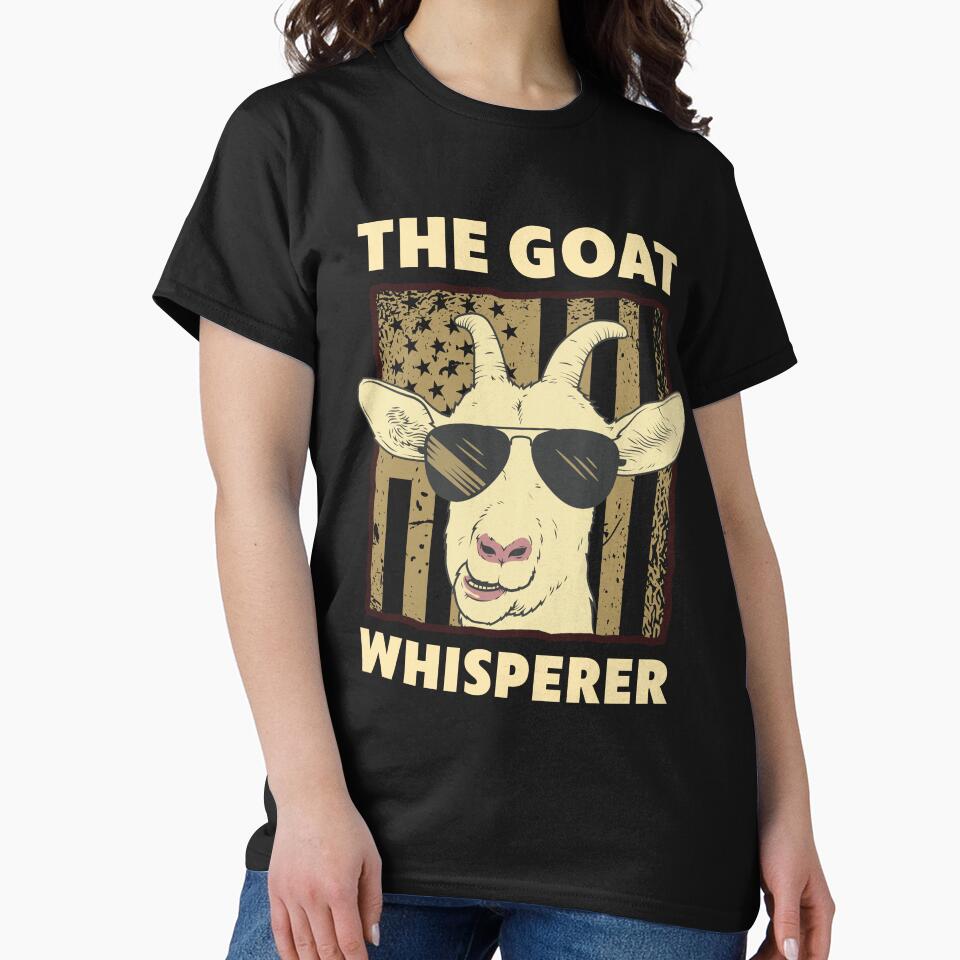 The Goat Whisperer Design For Women Men Farmer Goat Lover by BlueBerry-Pengu