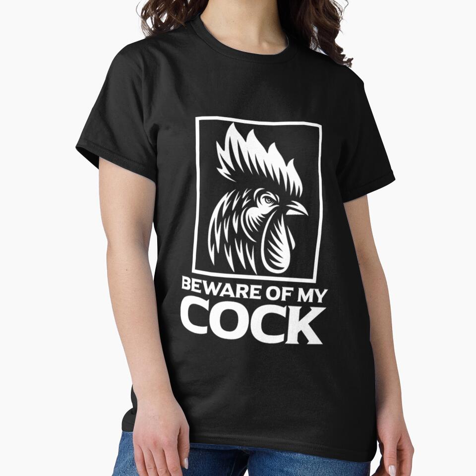 Beware of my Cock hen farmers gift by Clavitaps