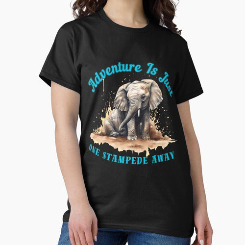 Adventure Is Just One Stampede Away. adorable elephant by ElephantVibes