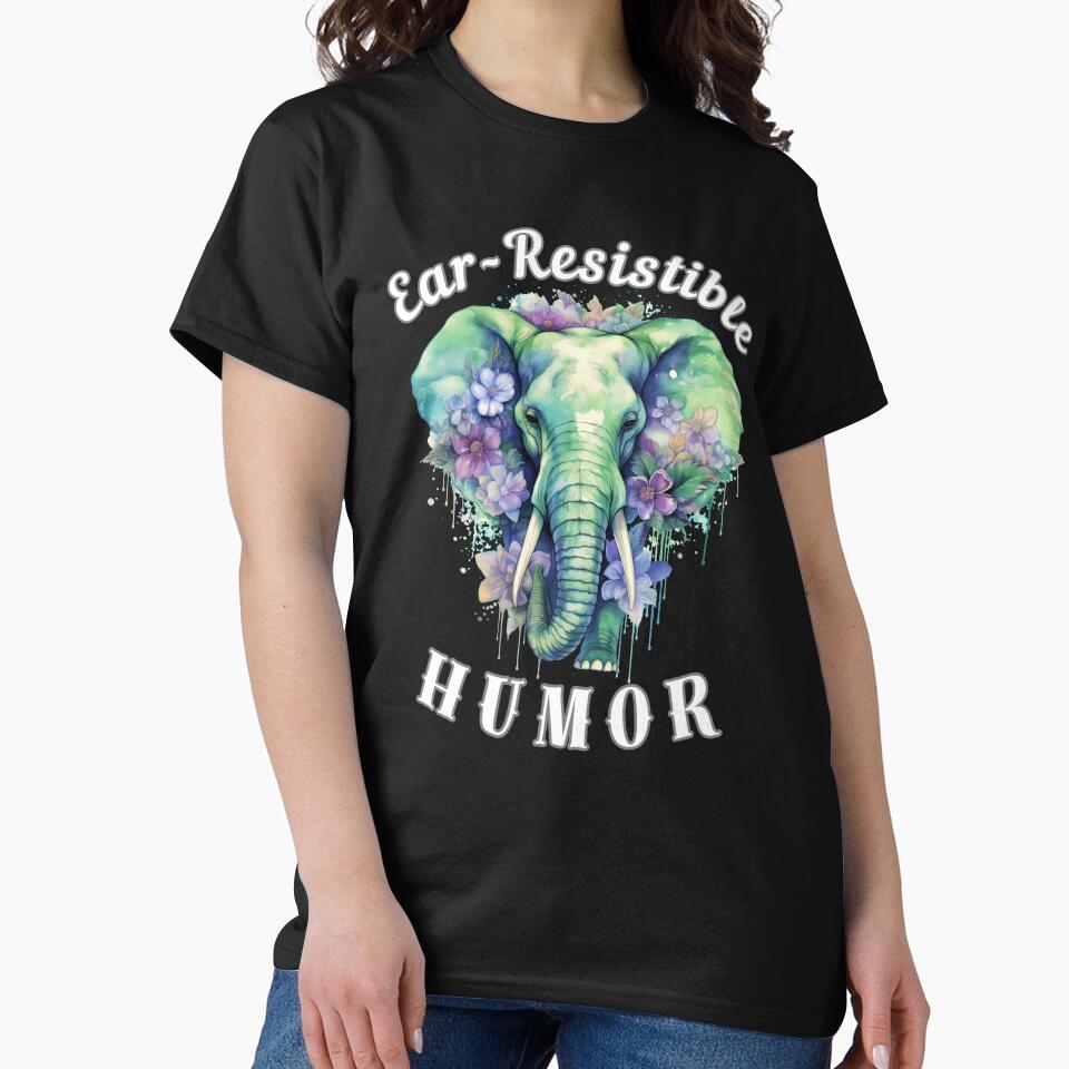 Ear-Resistible Humor. surreal elephant by ElephantVibes