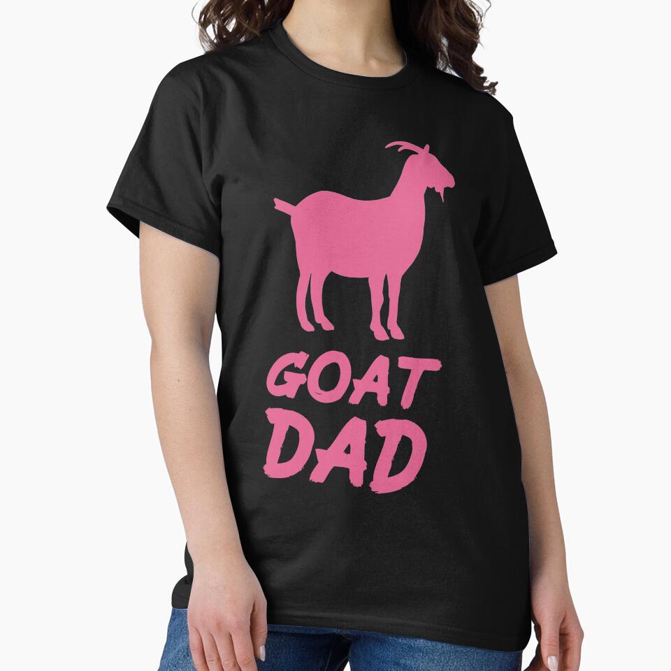 Goat Dad for Goat Lovers, Pink by Mochi-Merch