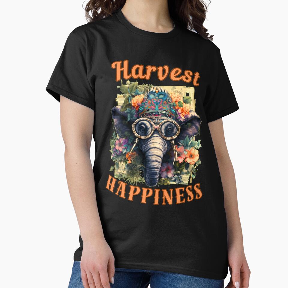 Harvest Happiness. surreal elephant by ElephantVibes