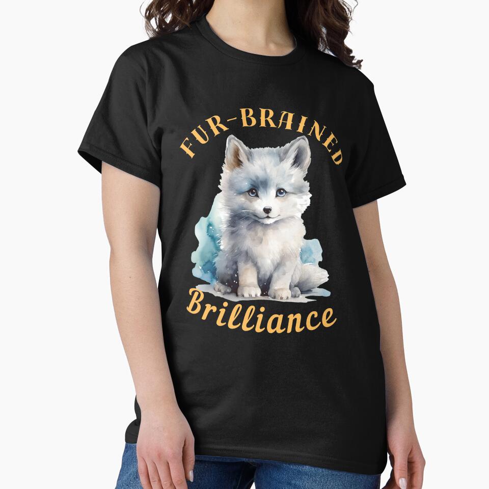 Fur-Brained Brilliance. fox lover by FoxVibes