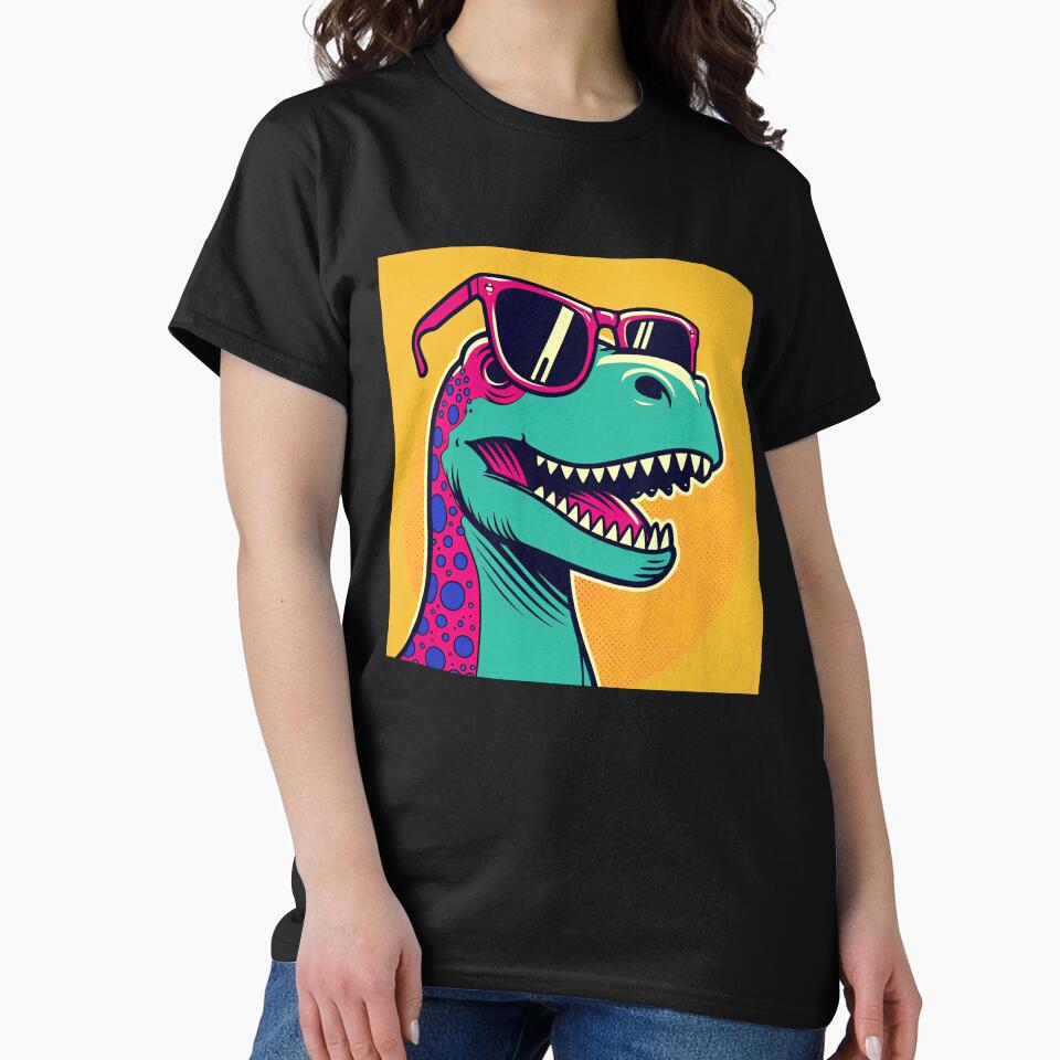 Cool Dinosaur Pop Art Style by artofuniverse