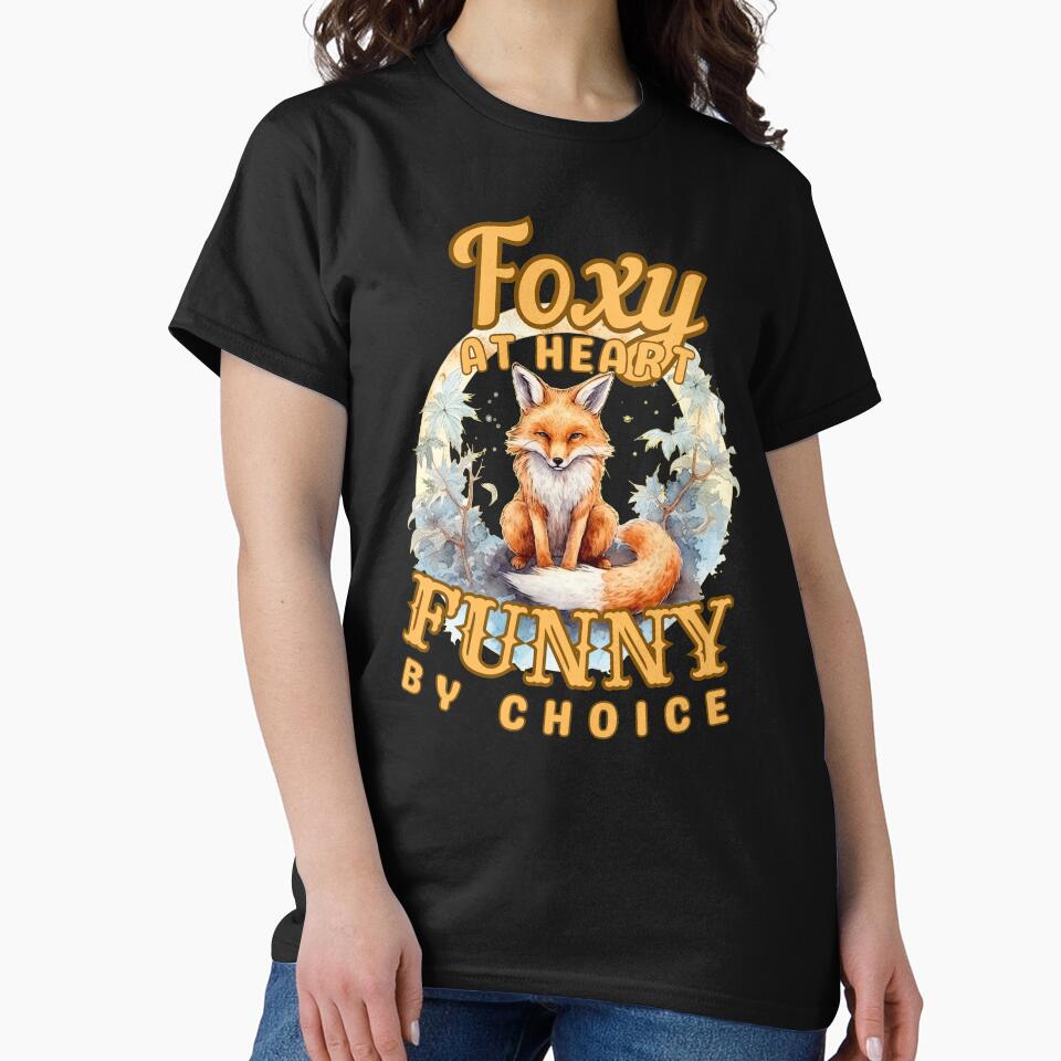 Foxy At Heart, Funny By Choice. fox lover by FoxVibes