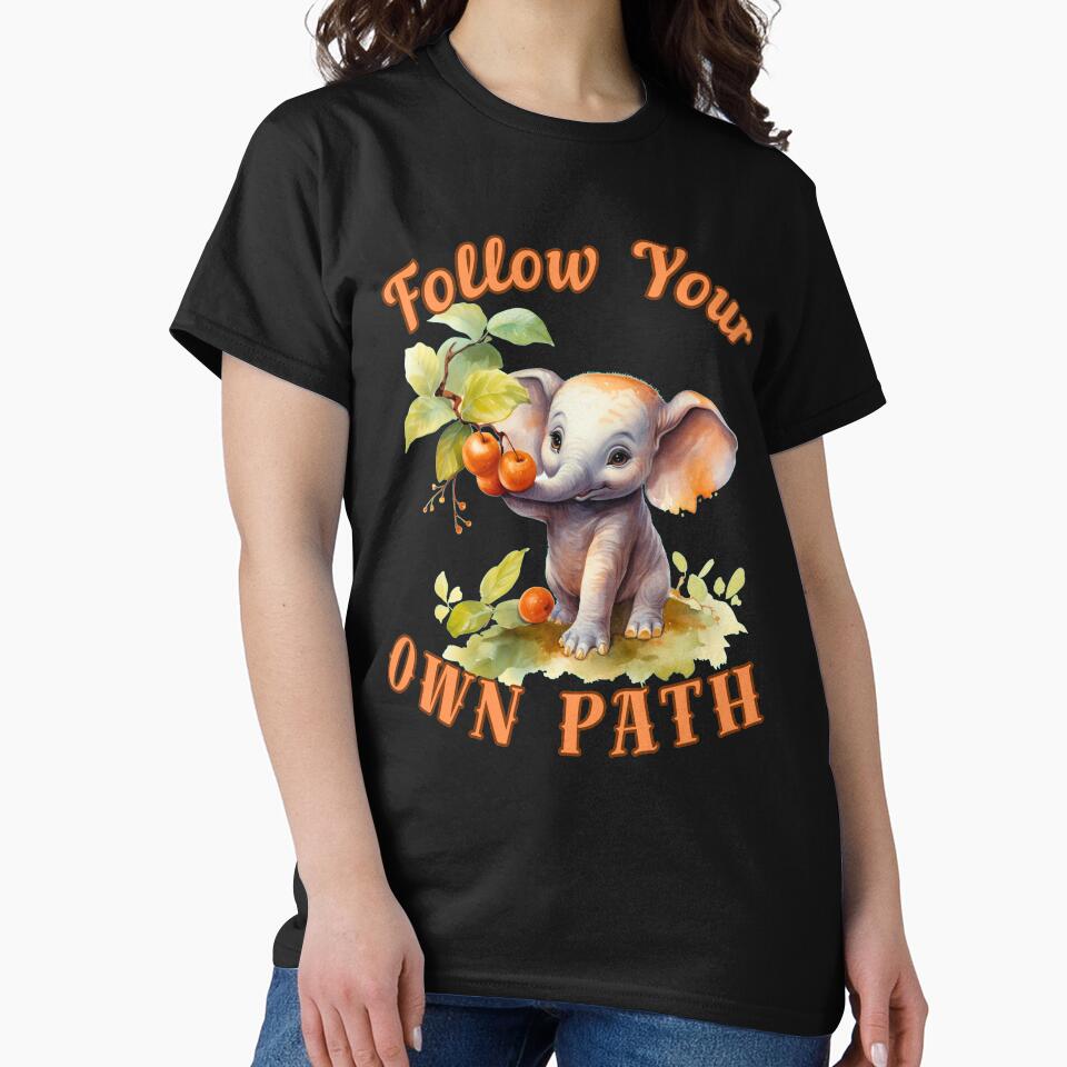 Follow Your Own Path. elephant portrait by ElephantVibes