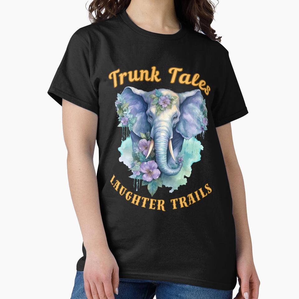 Trunk Tales, Laughter Trails. elephant lover by ElephantVibes