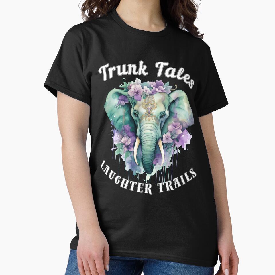 Trunk Tales, Laughter Trails. surreal elephant by ElephantVibes