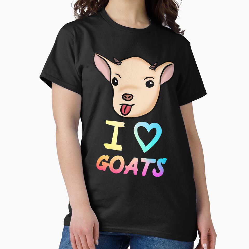 Funny Goat I Love Goats for Goat Lovers by Mochi-Merch