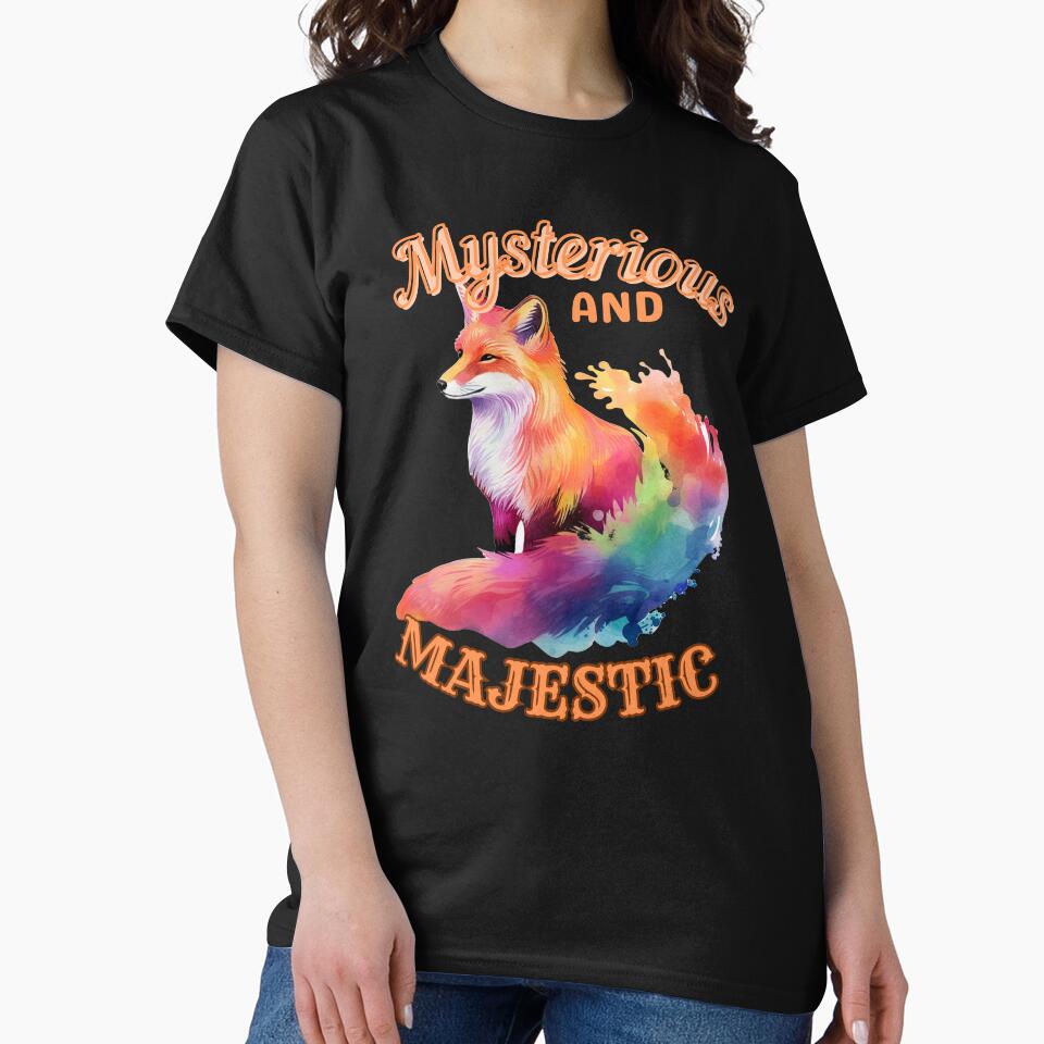 Mysterious And Majestic. fox watercolor by FoxVibes