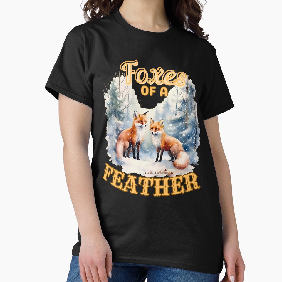 Foxes Of A Feather. fox saying by FoxVibes