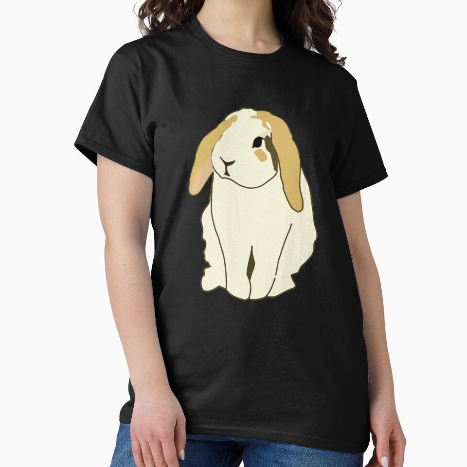 Lop Rabbit - Cute Rabbit - Rabbit Gift - Gift For Rabbit Lovers - Rabbit Shirt - Rabbit Painting - Lop Eared Bunny by Galvanized