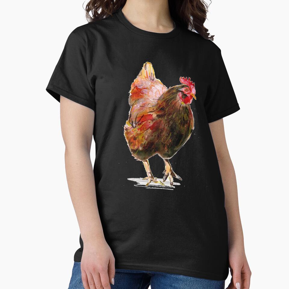 Cochin Chicken - Cochin Chicken Art - Cochin Chicken Shirt - Gift For Chicken Lovers by Galvanized