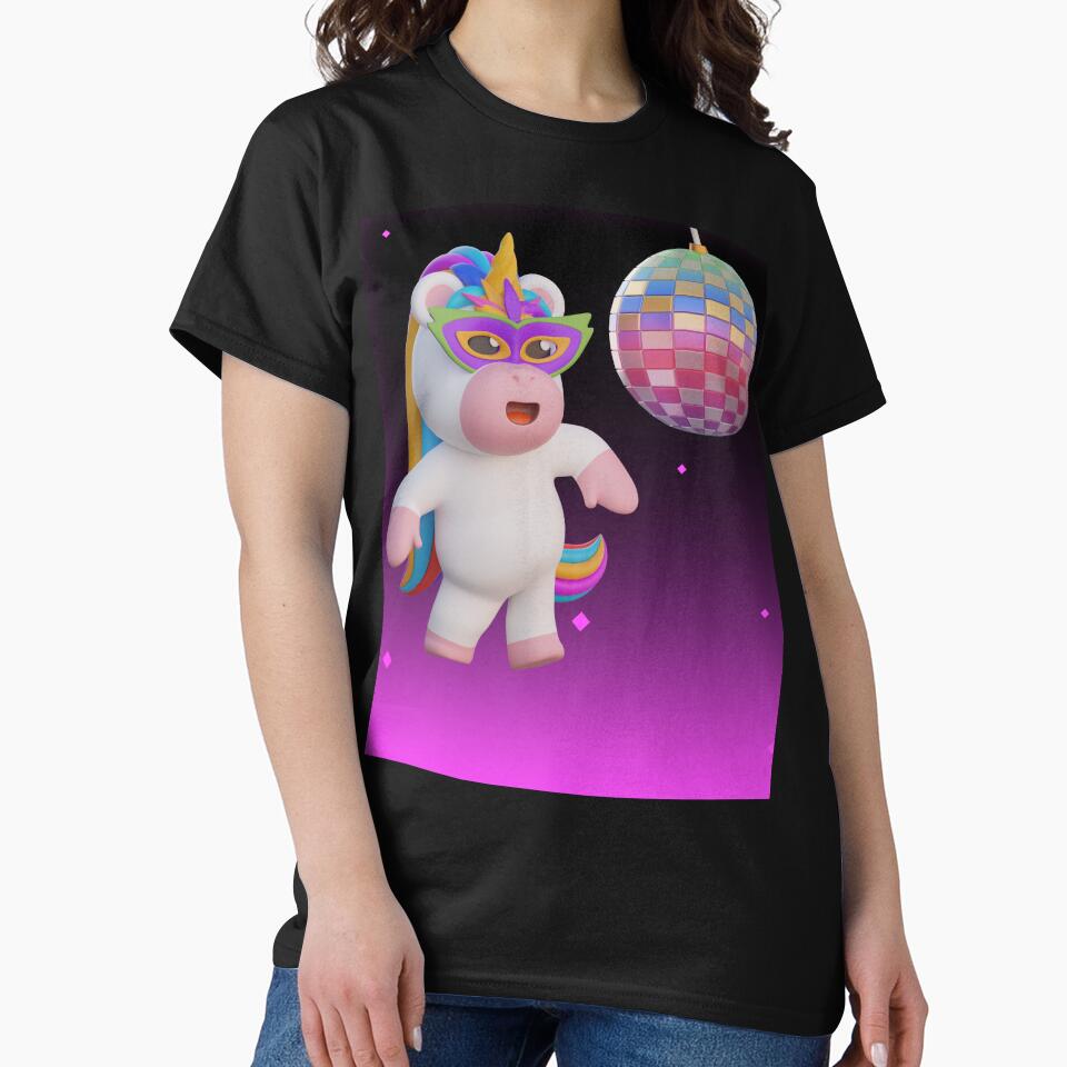 UNICORN GRAPHIC DISCO-CORN DESIGN by OnlineTshirtMan