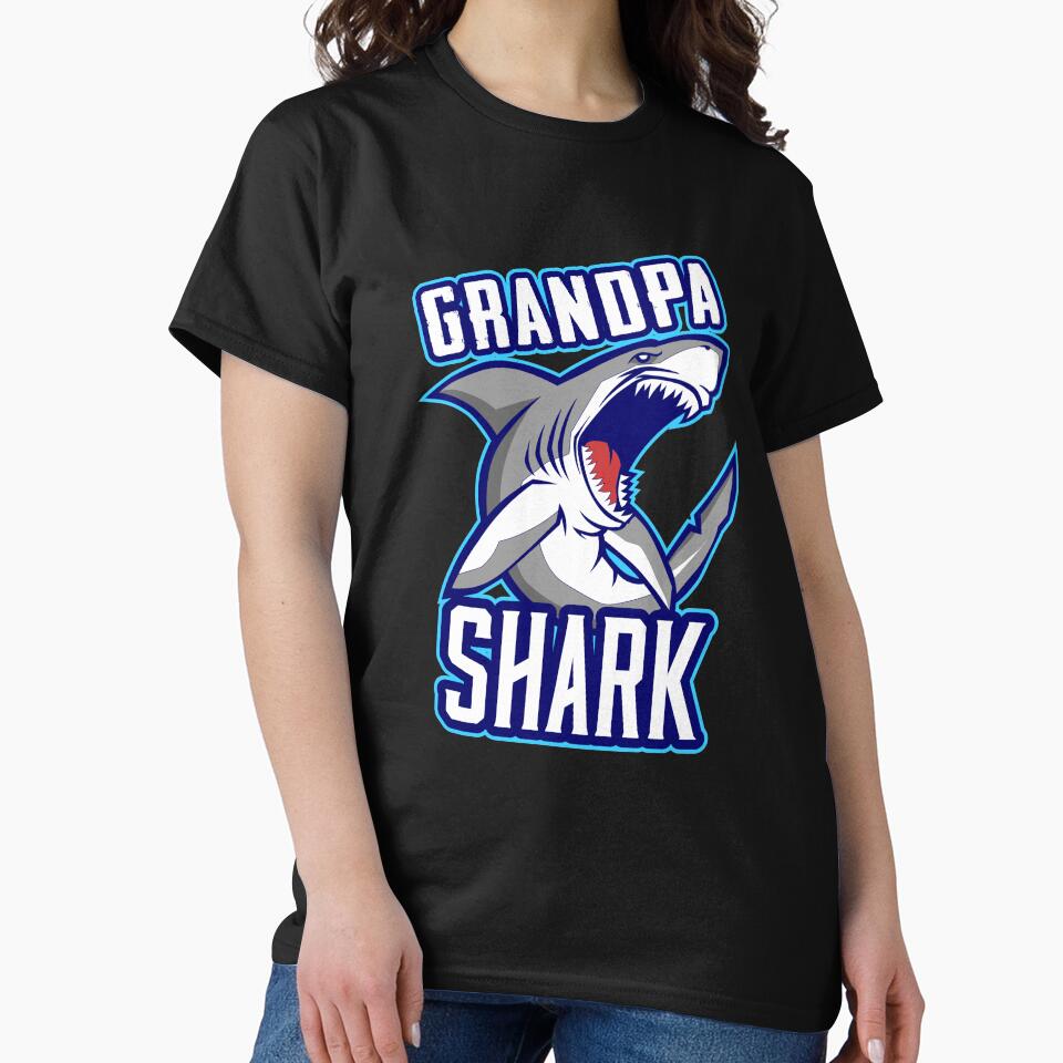 Grandpa Shark by Bendthetrend