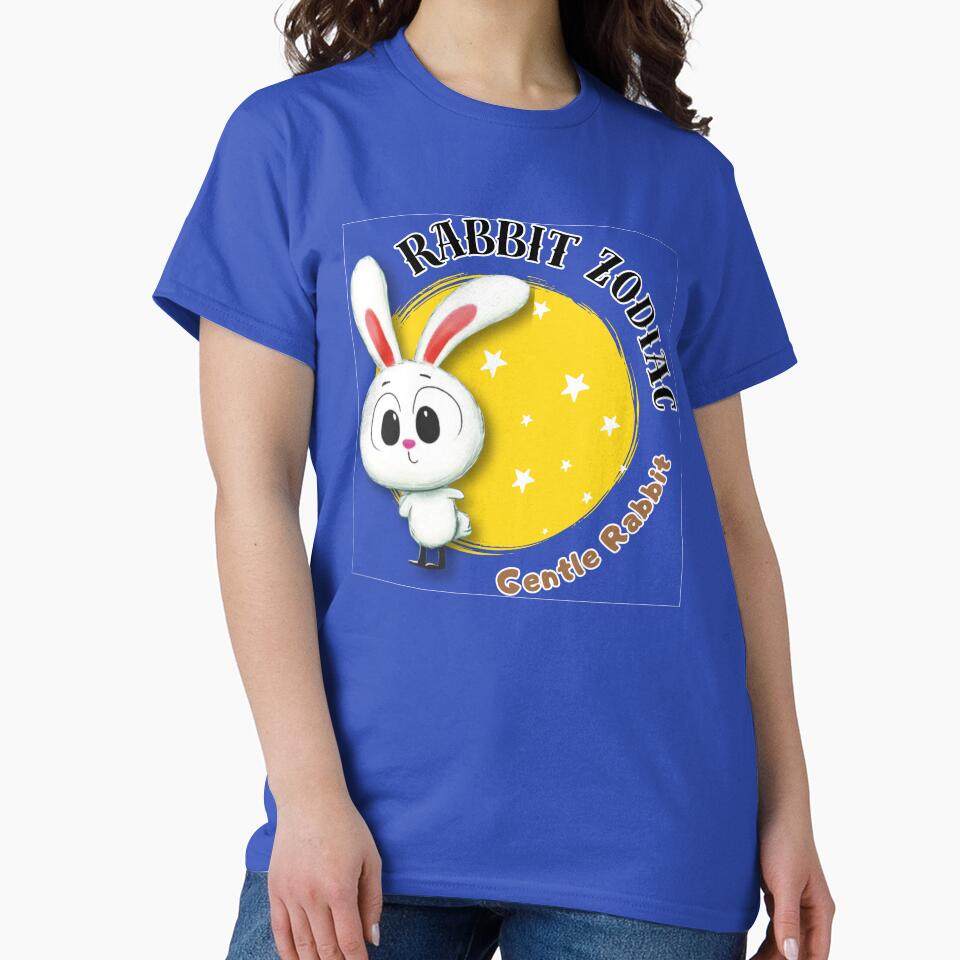 Rabbit Chinese Zodiac Sign – Gentle Rabbit Illustration by OriginalMindArt