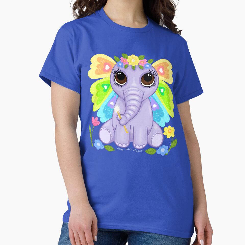Baby fairy elephant by Soozie Wray