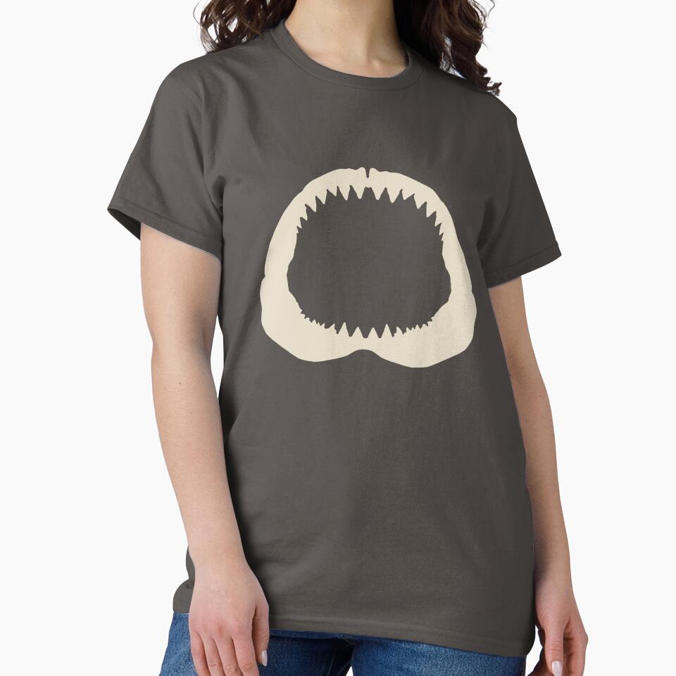 Shark jaw bone and teeth by helengarvey