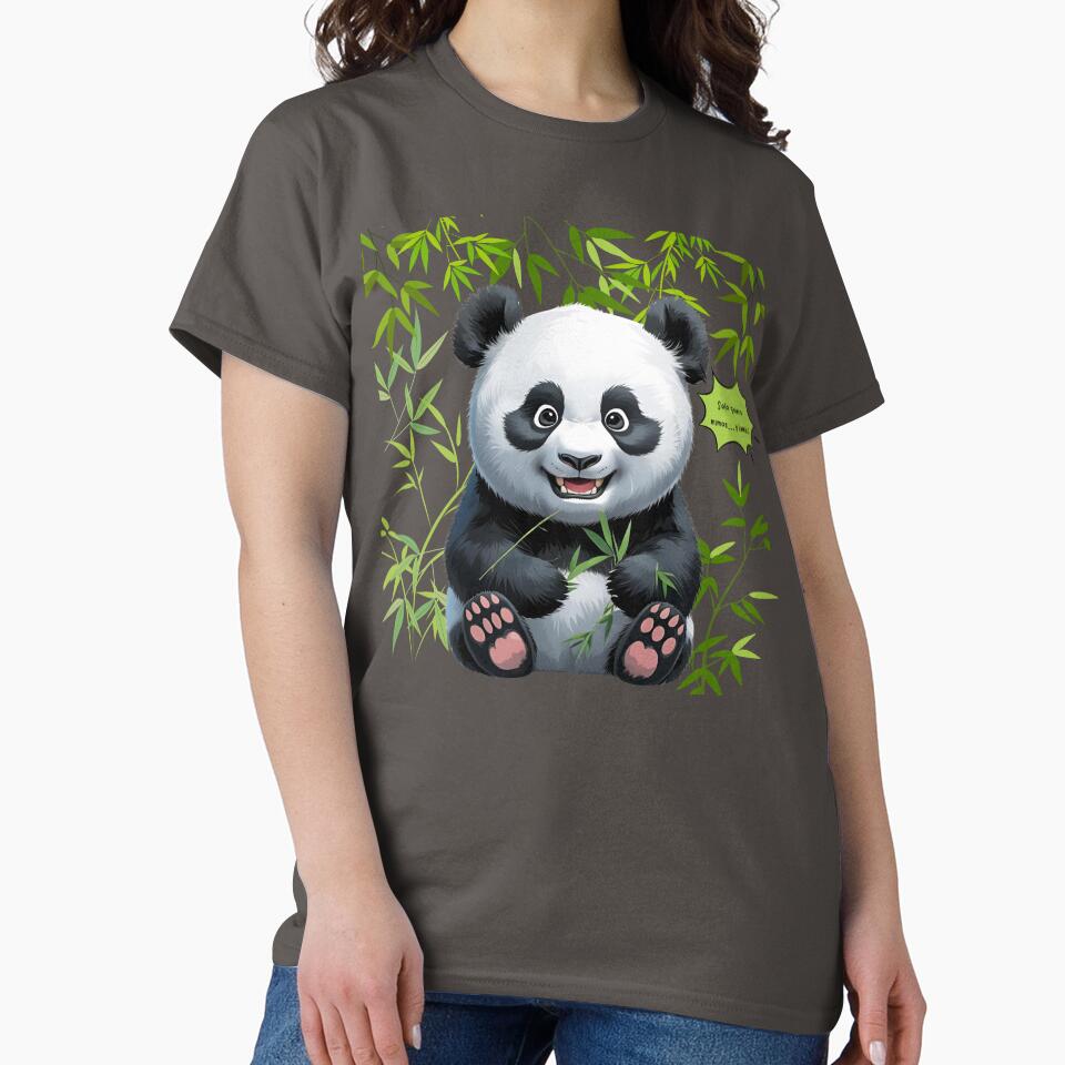 Funny panda bear by lunadesignsmoon