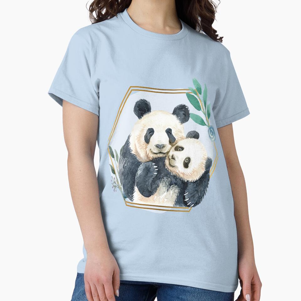 Panda Mommy Baby by Start4k Store