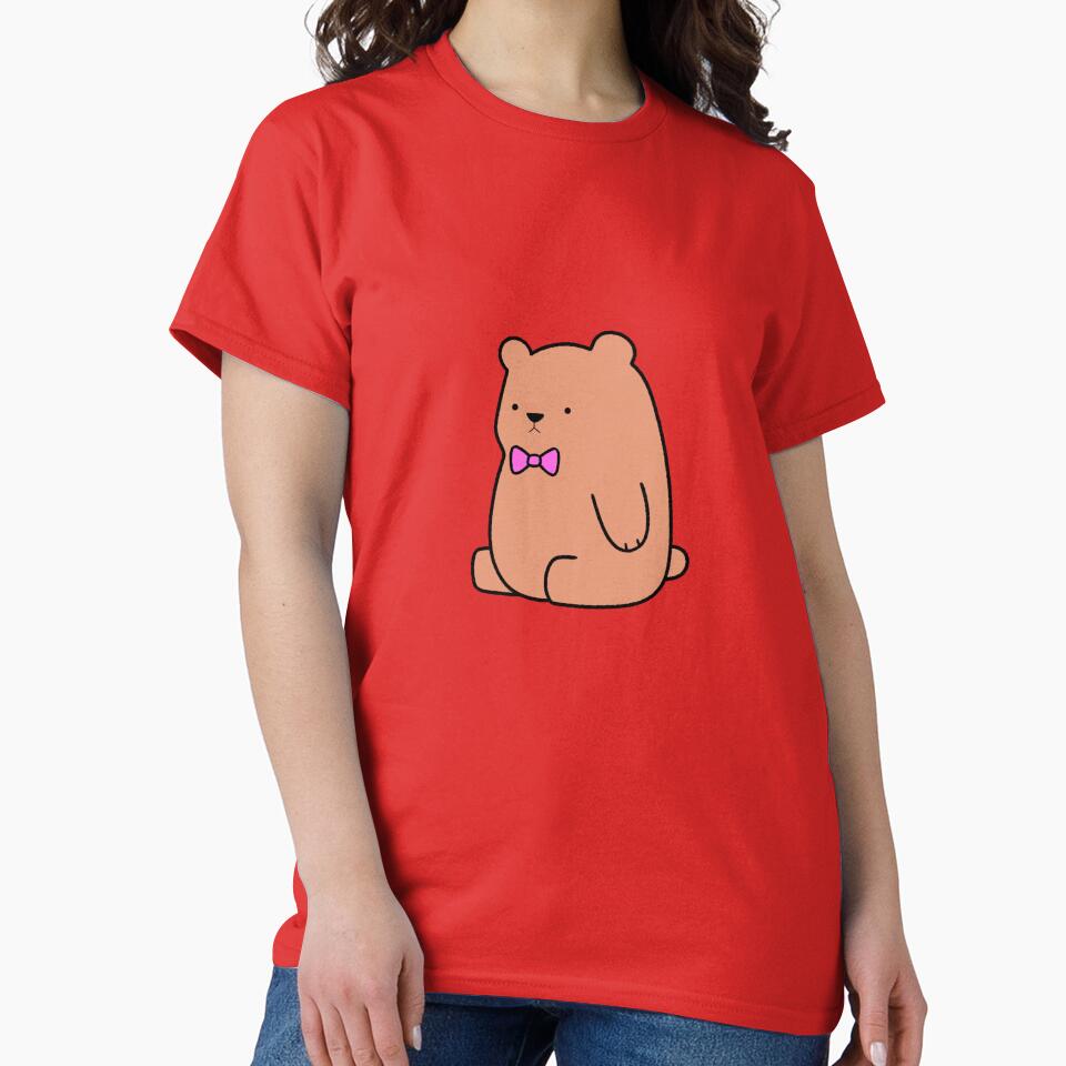 Bear with Pink Bowtie by FreshPond