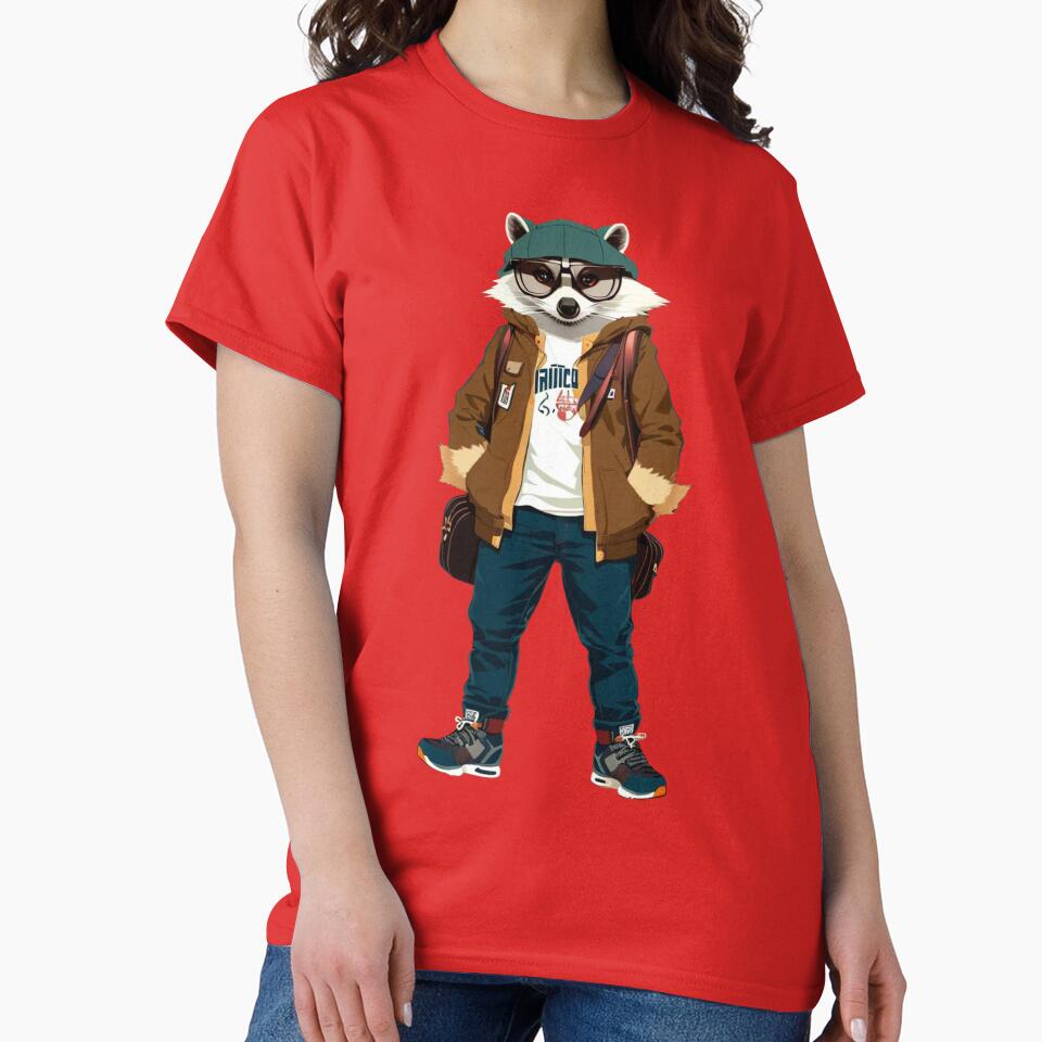 Hipster Racoon V29 by HipsterAnimals