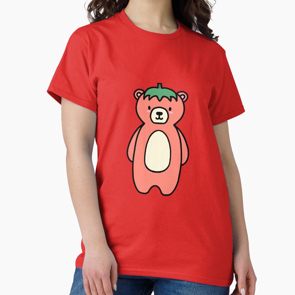 Happy Little Strawberry Fruit Bear by bassoongirl123