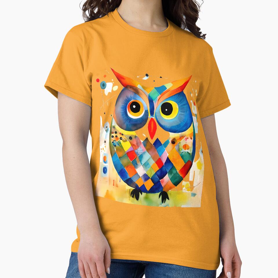 Colorful Bright Owl #2 by kuralesya