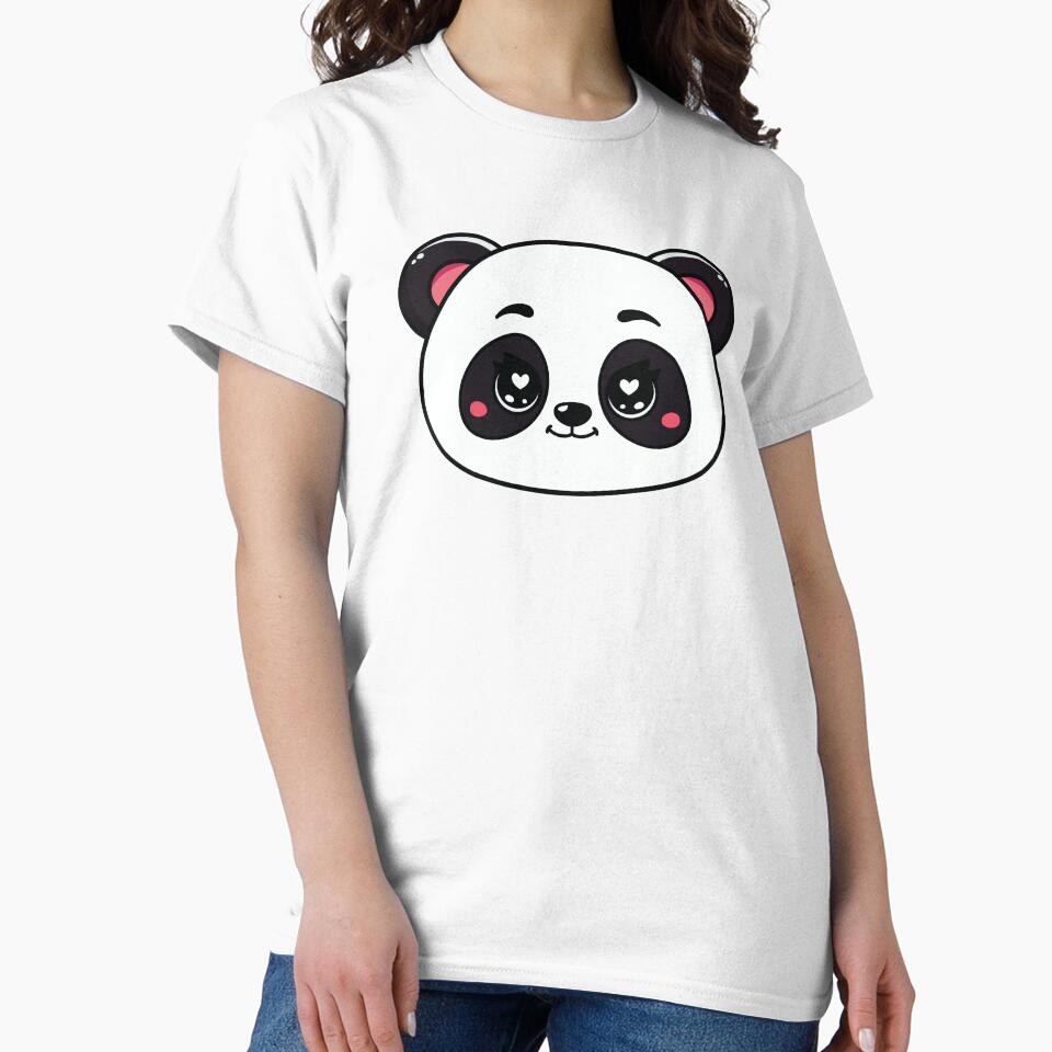 Cute Panda Face – Adorable Kawaii Panda by MarshallStickerX