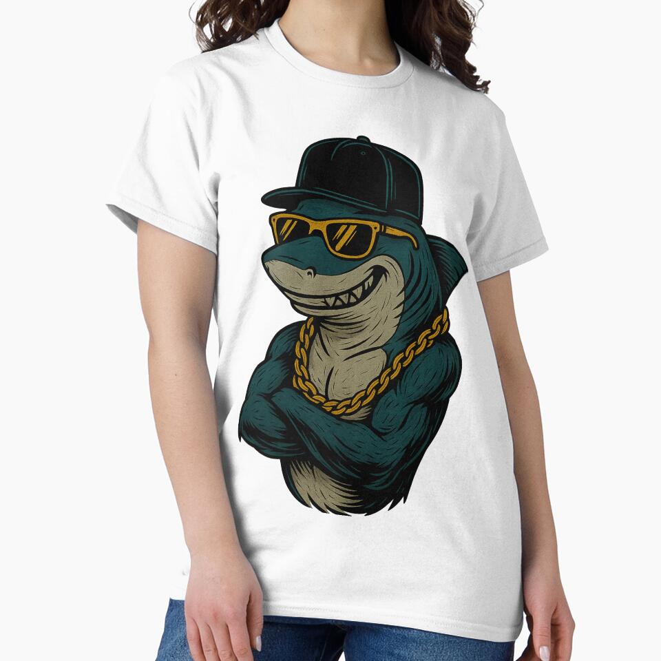 Cool Shark Streetwear by Mjonkey