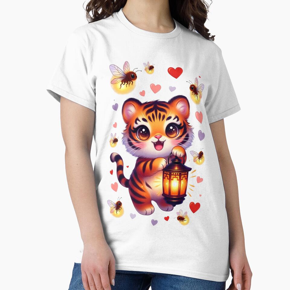 Cute Tiger Lantern & Bees by CoquetteLunaCo