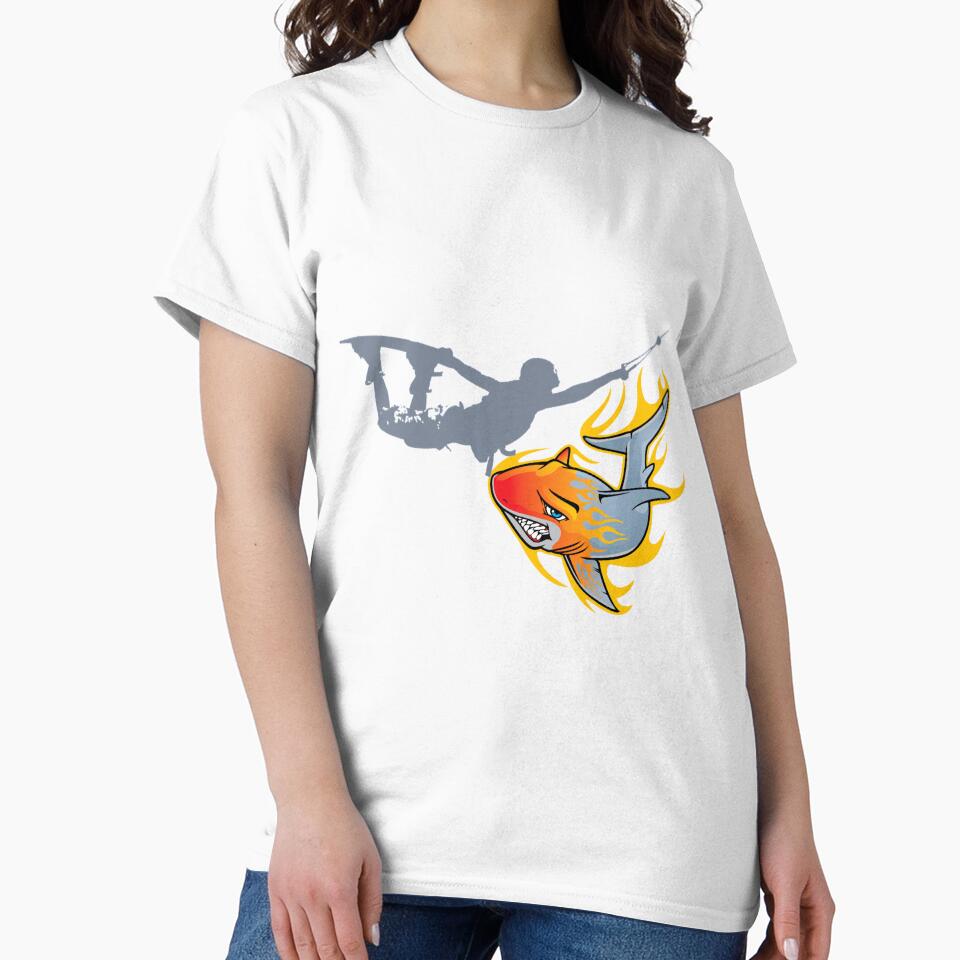 Shark Friend T-SHIRT by METAGOD POD