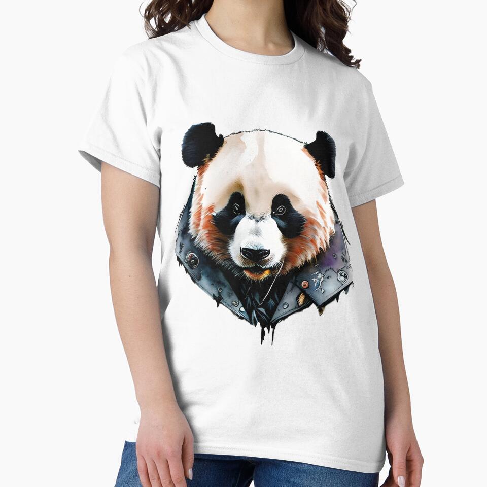 Panda in Watercolor Style by ai2art