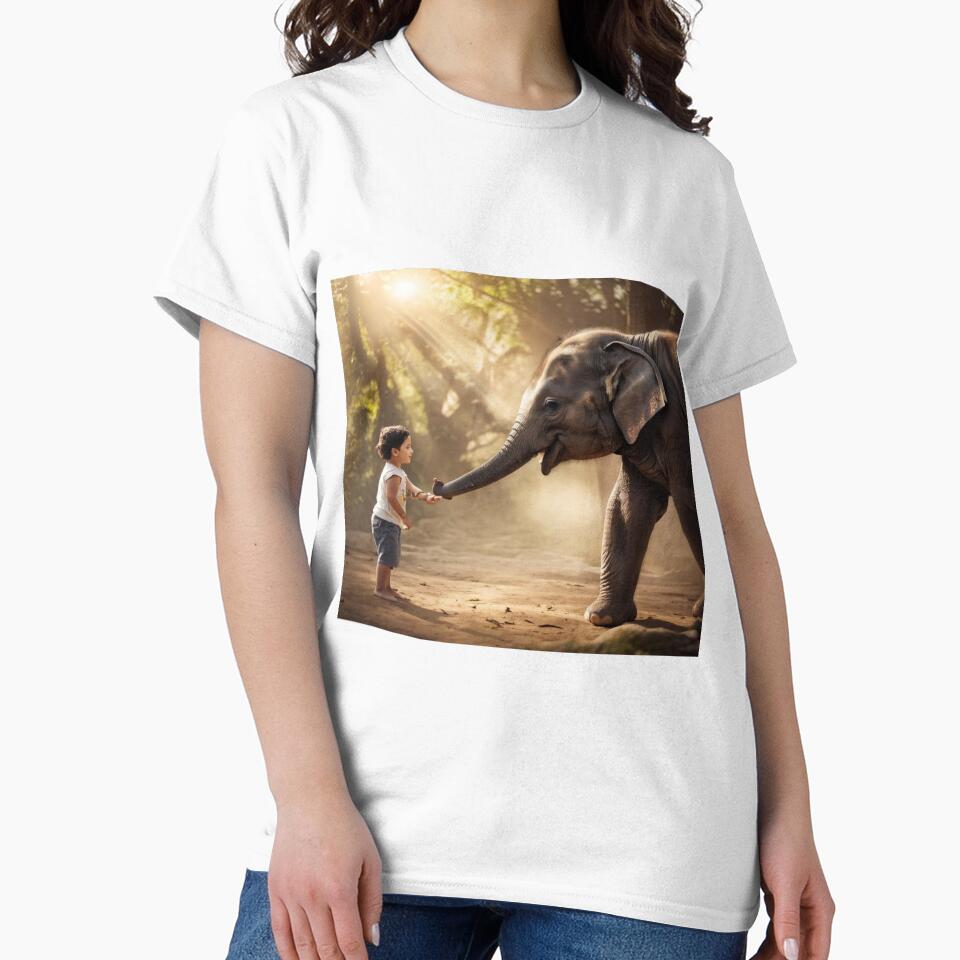 The Elephant and the Child by Collection de trésors