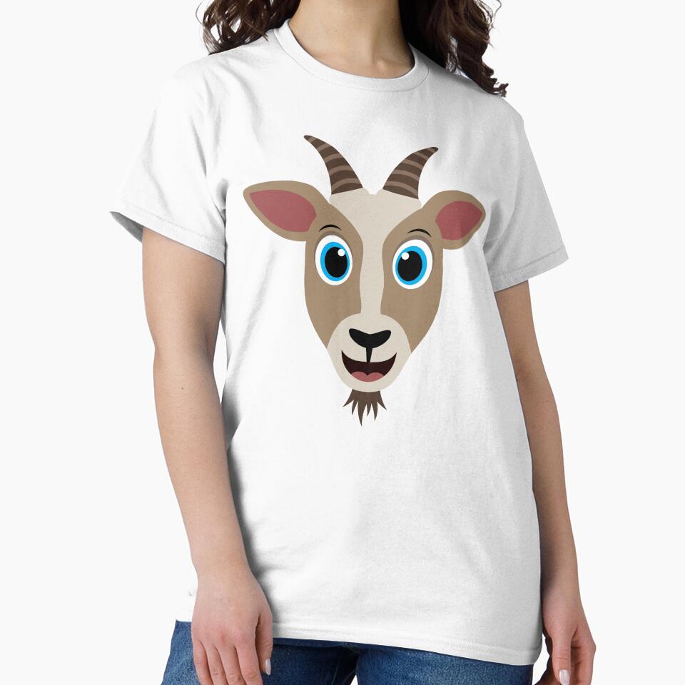 Cute Barnyard Goat by Captain Creative