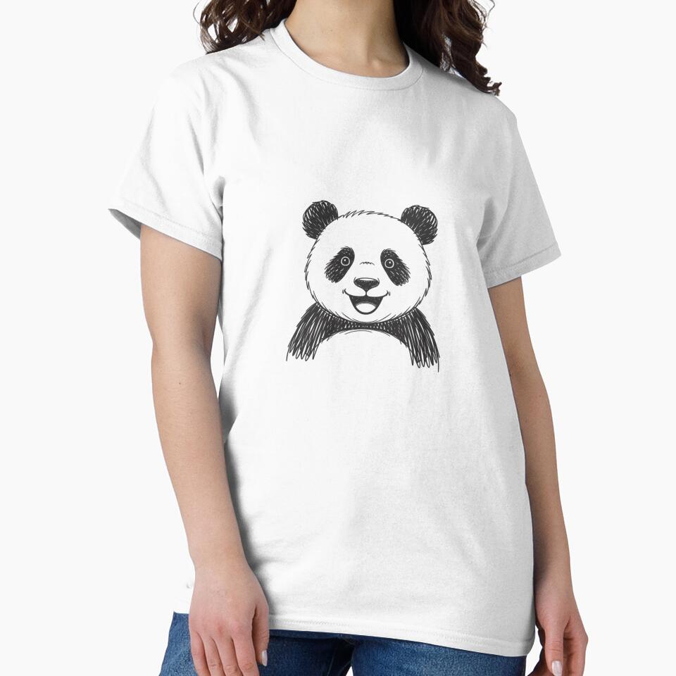 Panda Drawing by NicolasGlowArt